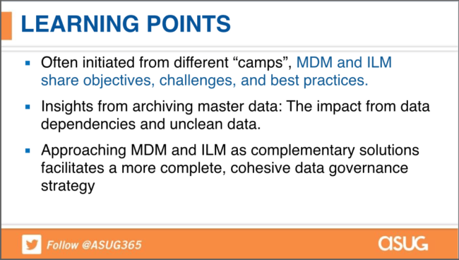Master Data Management and Information Lifecycle Management as Part of a Comprehensive Strategy Master Data Management and Information Lifecycle Management as Part of a Comprehensive Strategy